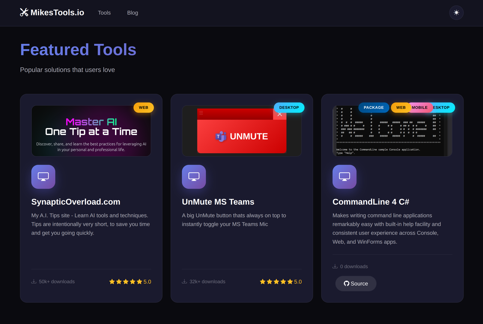MikesTools.io (This Site & Me)