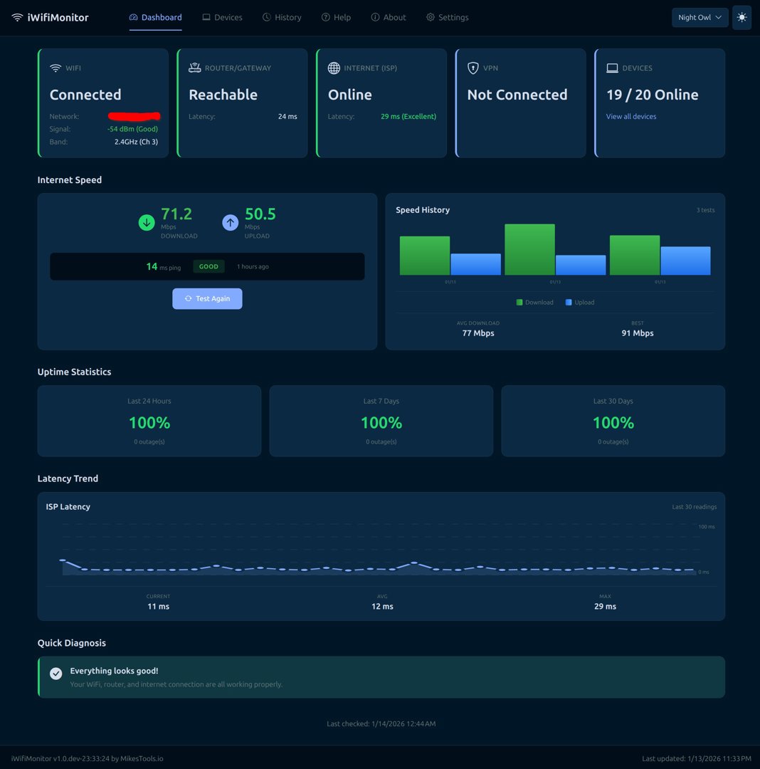iWifi Monitor screenshot