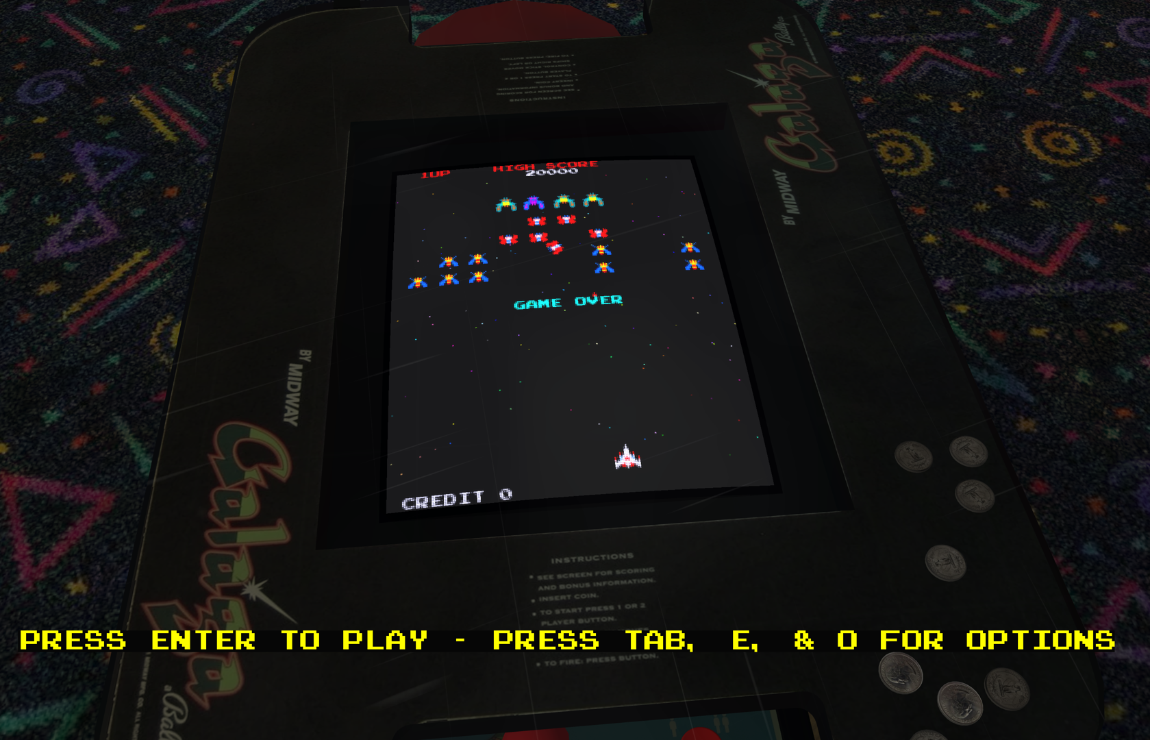 Galaga screenshot